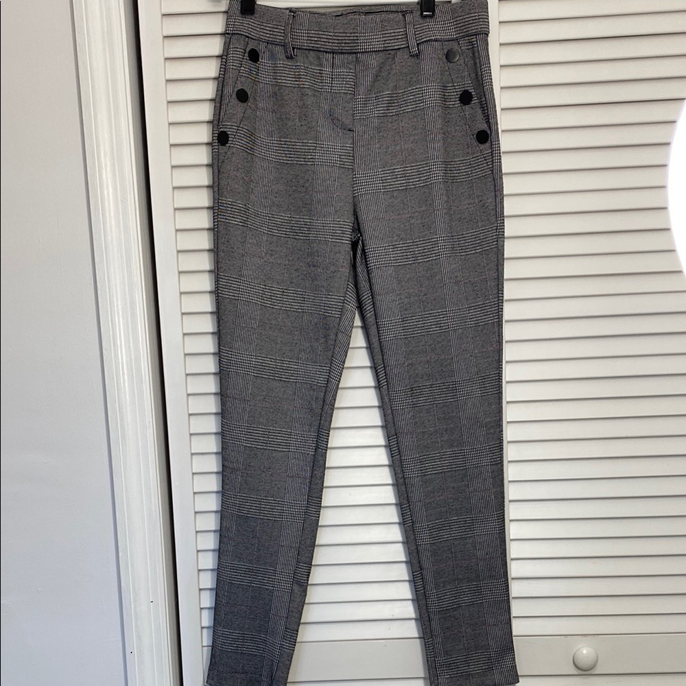 Gray Plaid Women's Leggings